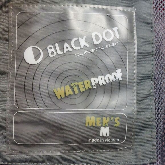 Black Dot Outerwear Men's Medium Waterproof Snowboard Full Zip Jacket Skiing - Picture 12 of 16